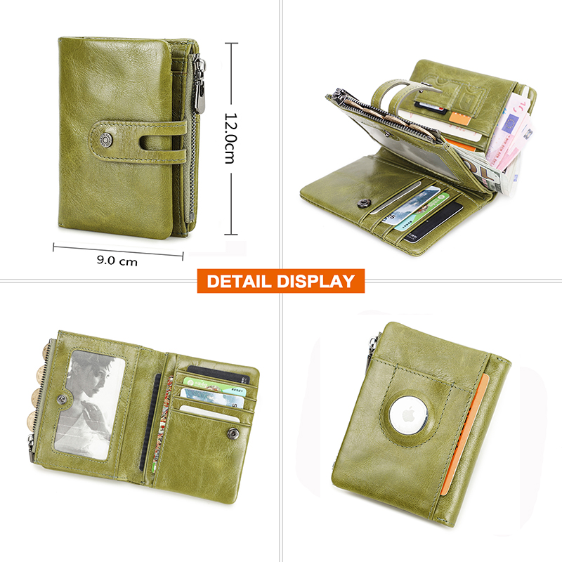 Lśniąca skóra kobiety portfele – Women'S Young Bags recenzja i cena