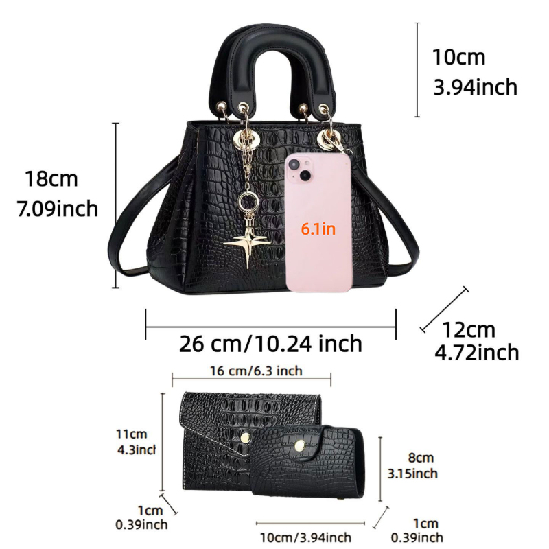 3-częściowy zestaw torebek dam – Women'S Bags Handbags recenzja i cena