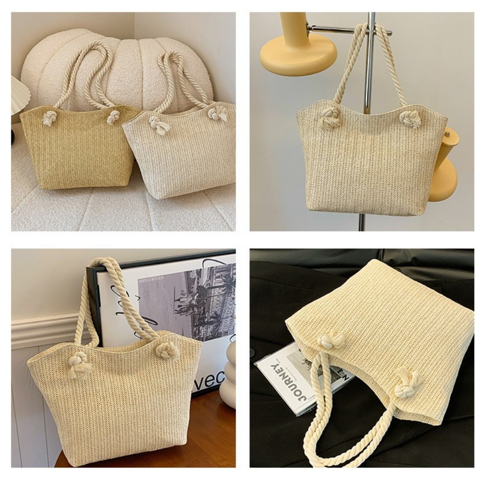 Nowa letnia torba plażowa o du – Women'S Raffia Bags recenzja i cena